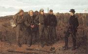 unknow artist Prisoners from the front Sweden oil painting artist
